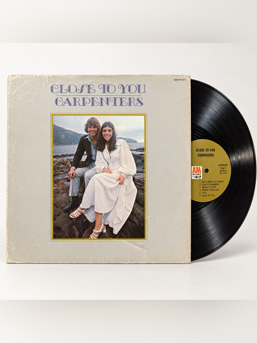 Carpenters Close to You Vinyl LP A&M SP-4271    Vintage 1970 Record Karen Carpen